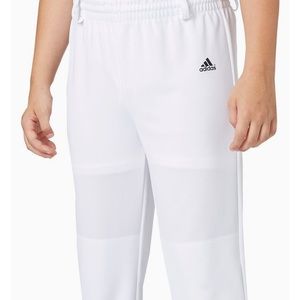 Adidas Boys' Triple Stripe Pull Up Baseball Pants